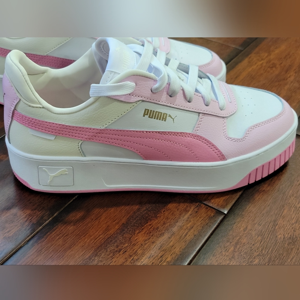Puma Carina Street Pink And White